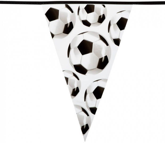 Confetti Pe vlaggenlijn football(30 x 20 cm )(6 m )