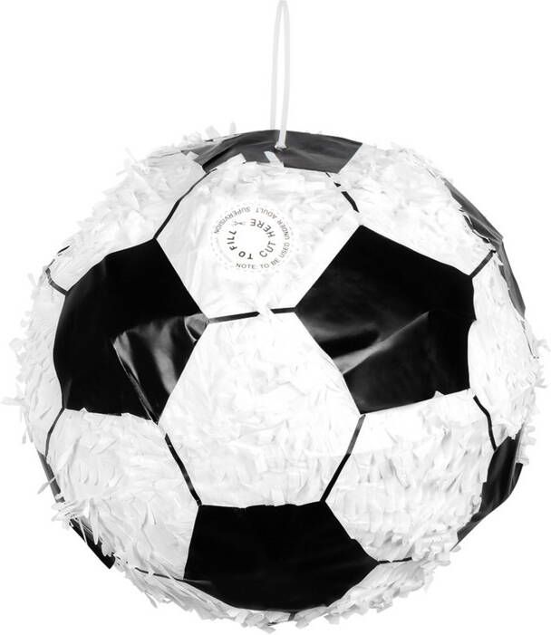 Boland Piñata Voetbal Jongens Wit/zwart 30 X 30 Cm