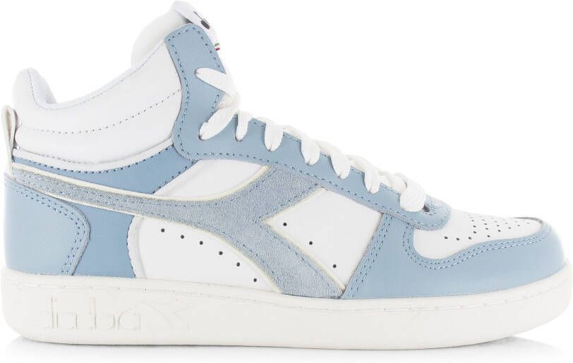 Diadora Blauwe Hoge Sneaker Magic Basket Demi Woman