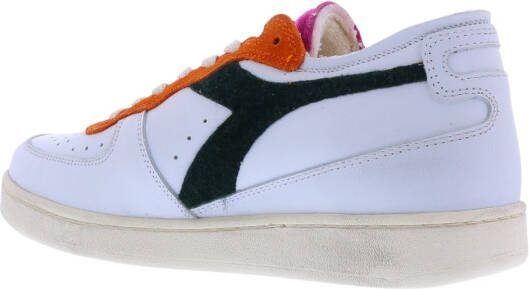 Diadora Heritage Mi Basket Row Cut Tennis Wit/Multicolor