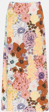 Fabienne Chapot Laurie Skirt Jet Set Flowers , Roze, Dames
