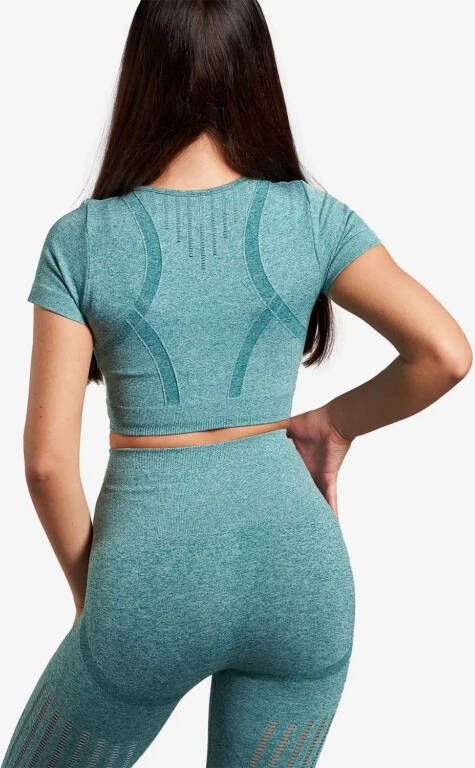 Forza Short sleeve seamless crop top magic mint fz770 magic mint