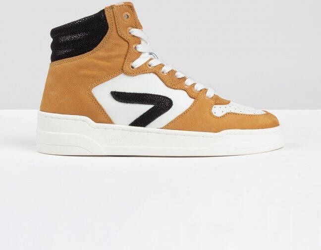 Hub Court z high l70 w6002l70 off white/nero/camel/yvory