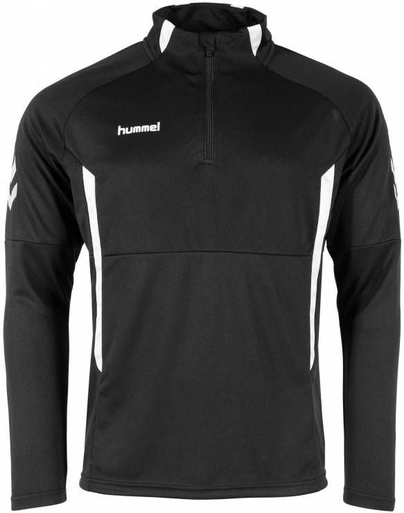 Hummel Authentic 1/4 Zip Trainingstrui Kids Zwart Wit