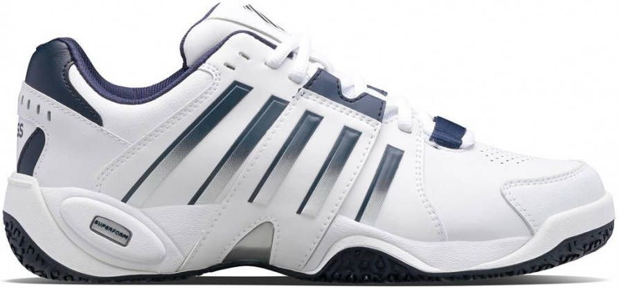 K-Swiss K Swiss Accomplish IV leren tennisschoenen wit/blauw/zilver