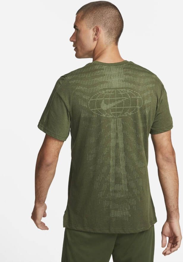 Nike Pro Dri FIT Herentop met korte mouwen Groen