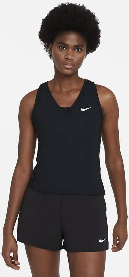 Nike Court Victory Tennistanktop voor dames Zwart