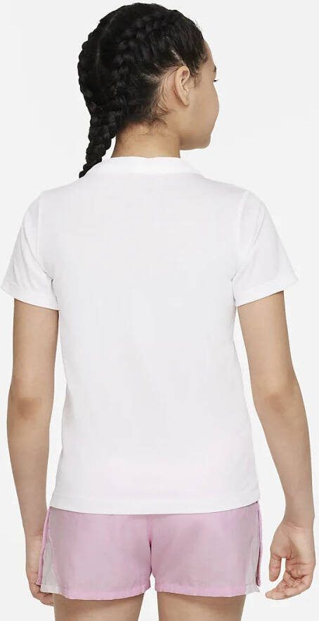 Nike Dri FIT Trainingsshirt voor meisjes Wit