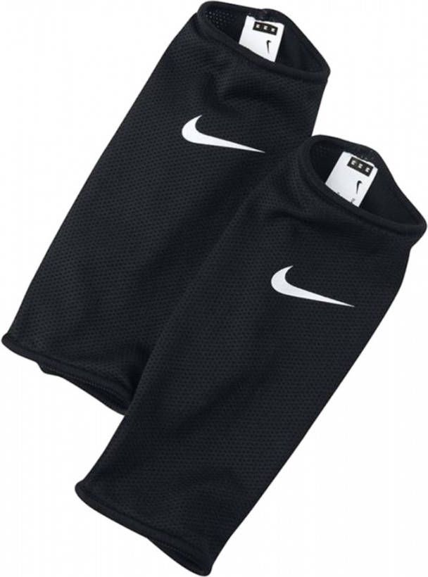 Nike Guard Lock Scheenbeschermerhoezen voor voetbal(1 paar) Black/White/White Heren