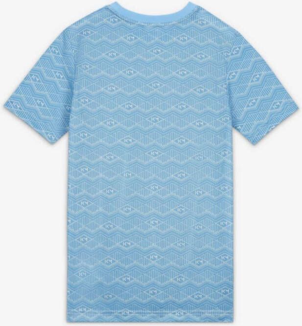 Nike Trainingsshirt Dri FIT Mbappé Personal Edition Blauw Kinderen