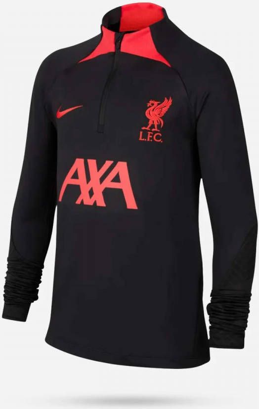 Nike Kids Liverpool FC Strike Nike Dri FIT voetbaltrainingstop voor kids Zwart