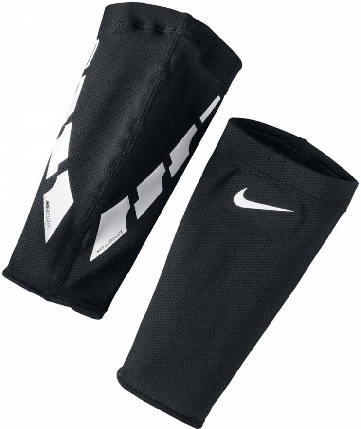 Nike Guard Lock Elite Scheenbeschermersleeves voor voetbal Zwart