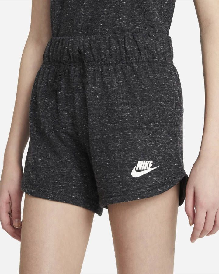Nike Sportswear Meisjesshorts van jersey Zwart