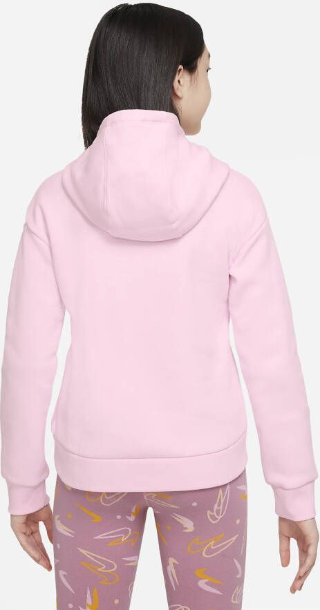 Nike Sportswear Fleecehoodie voor meisjes Roze