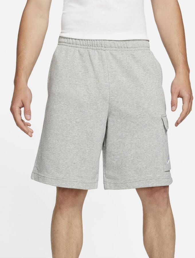 Nike Sportswear Club Cargoshorts van sweatstof voor heren Grijs