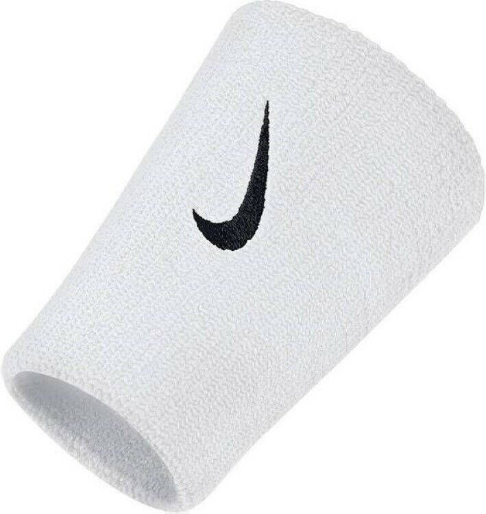 Nike Swoosh wristband white