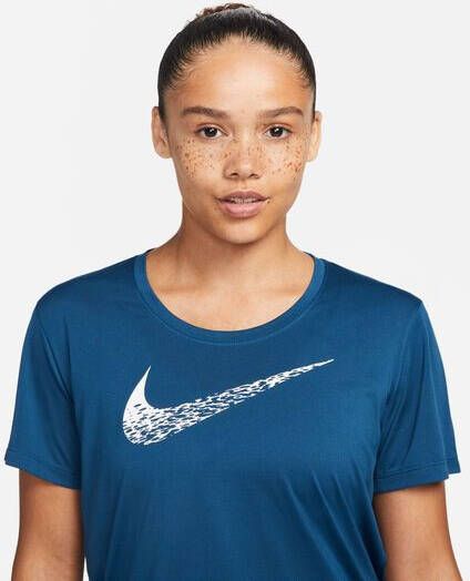 Nike w nk swoosh run ss top