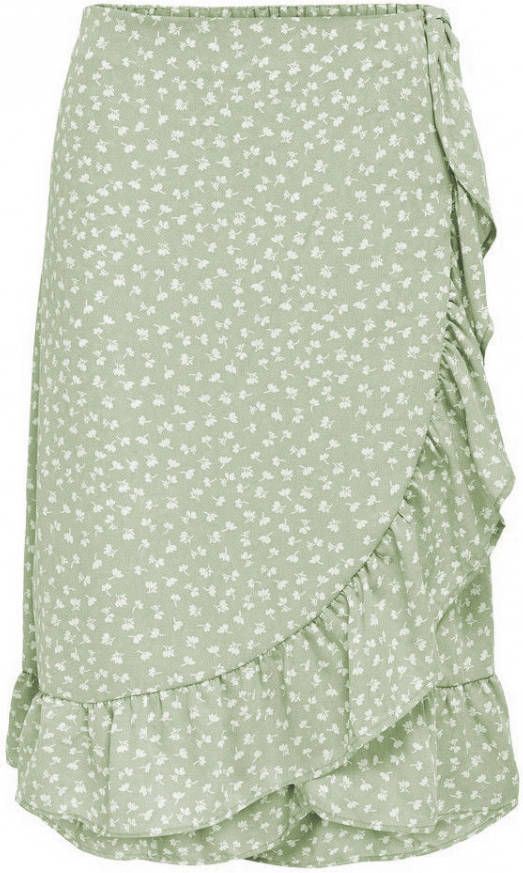 ONLY rok ONLMONZOOM met all over print en volant