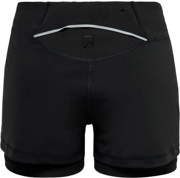 Only Play Runningshort ONPPERFORM RUN LOOSE SHORTS dubbellaags, met reflecterende details en functionele zak