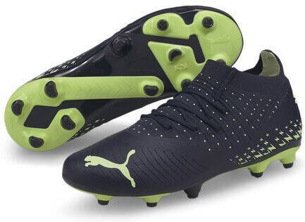 PUMA FUTURE 3.4 Gras/Kunstgras Voetbalschoenen(MG)Kids Donkerblauw Groen