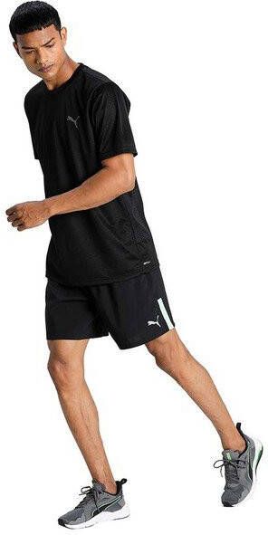 Puma hardloopshort zwart/groen