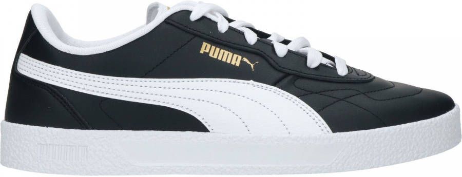 PUMA Club Zone Sneakers Zwart Wit Goud