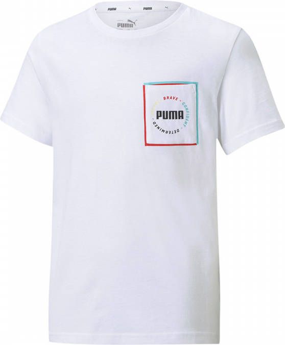 Puma T shirt bambino alpha pocket tee b 585888.02