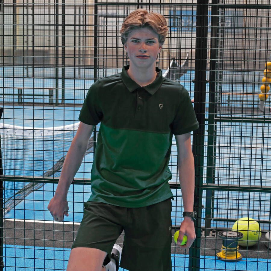 Quick-Q1905 Heren Q polo Antwerpen | Pine Grove/Evergreen