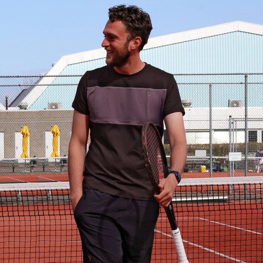 Quick-Q1905 2e item 50% | Heren Q tee Rosmalen | Night Shade/Vintage Violet