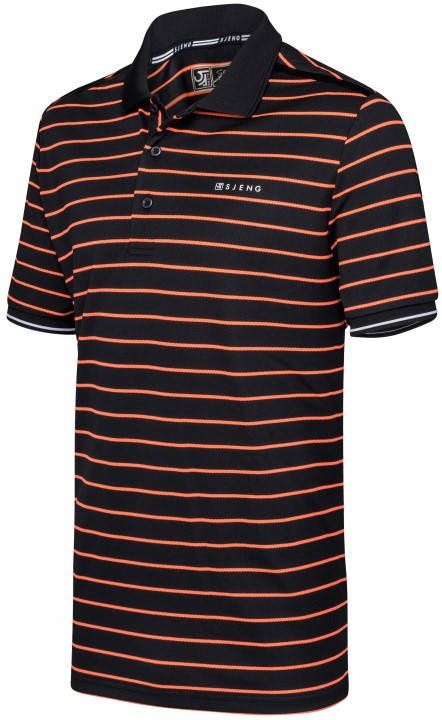 Sjeng Sports polo zwart/oranje