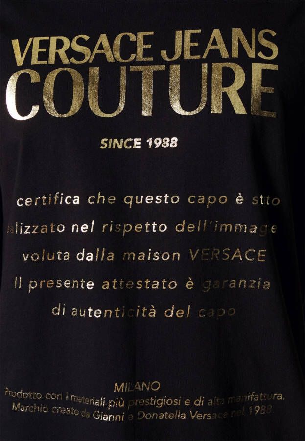 Versace Jeans couture warranty foil t shirt