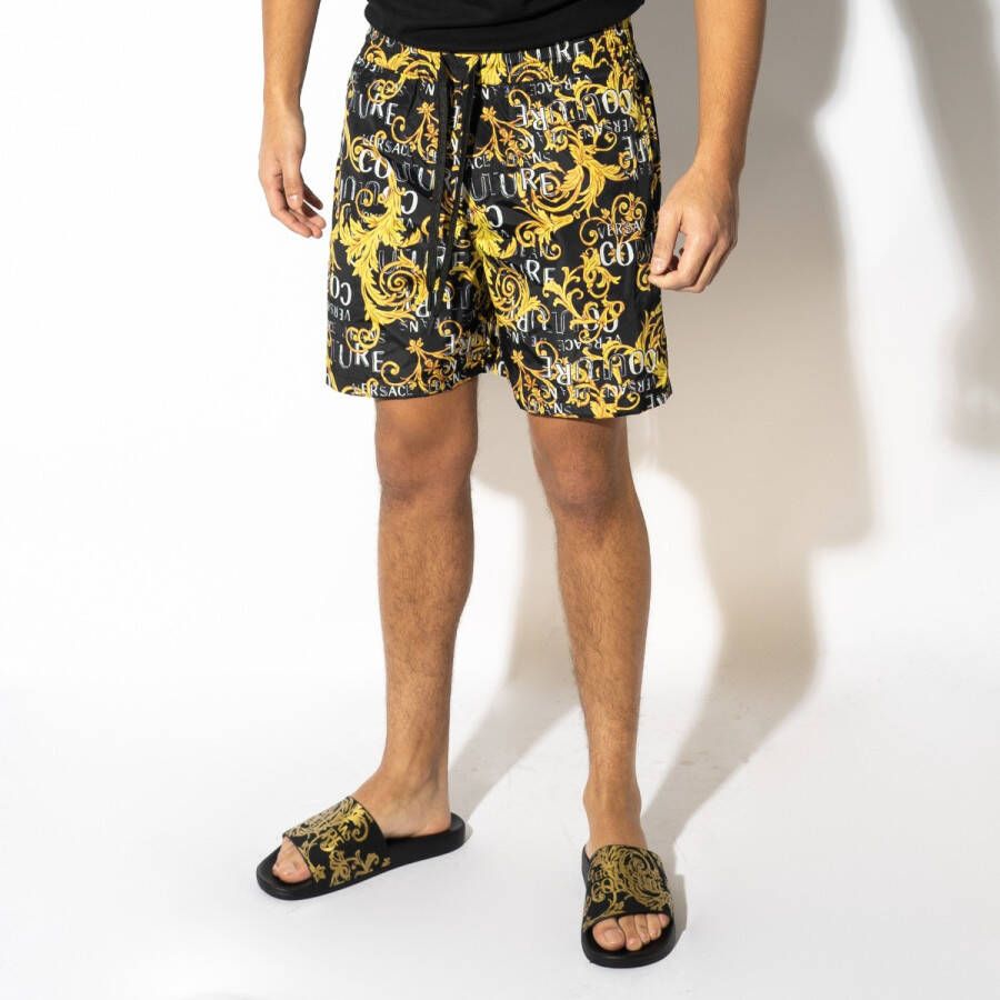 Versace Jeans Couture Korte Broeken Zwart Heren