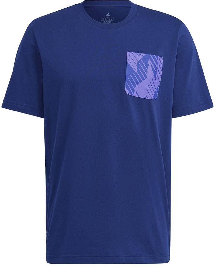 adidas Argentinië T shirt DNA Graphic Navy