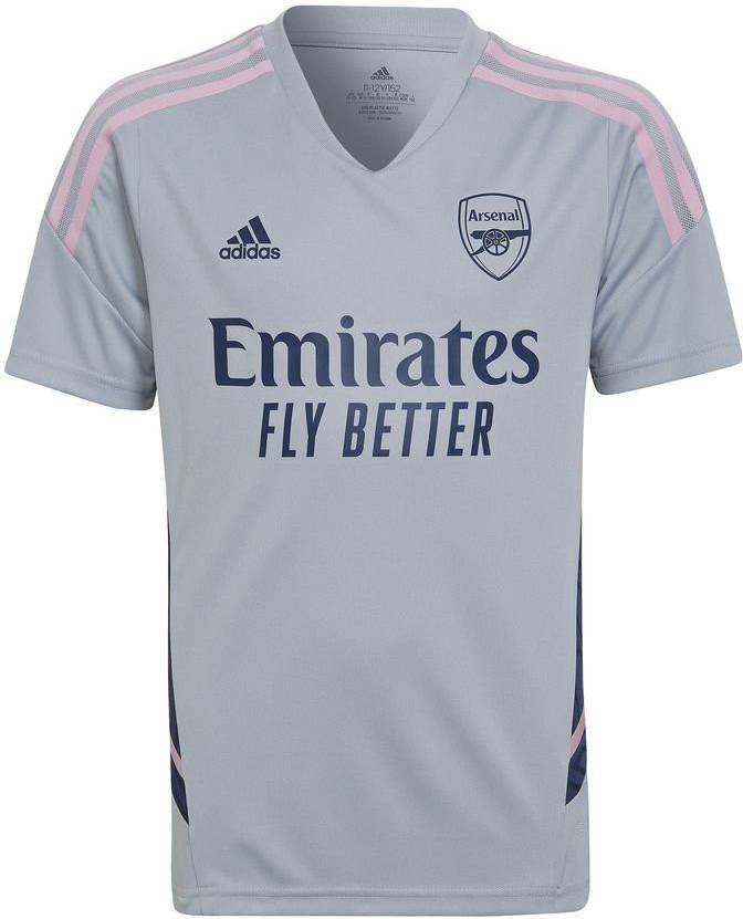 adidas Arsenal Trainingsshirt Condivo 22 Grijs/Navy/Roze Kinderen