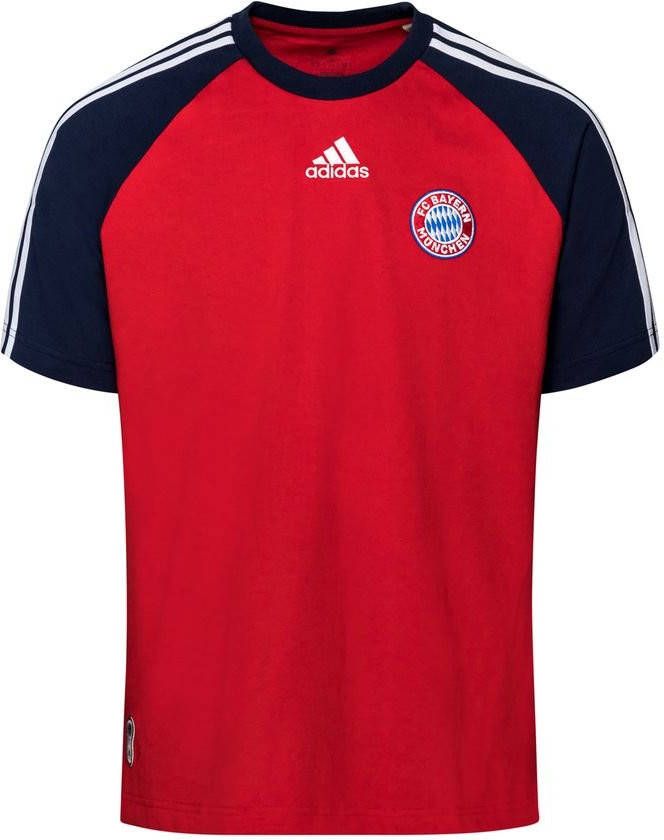 adidas Bayern München T shirt Teamgeist FCB True Red/Navy/Wit