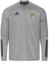 adidas Benfica Trainingsshirt Grijs/Zwart Kinderen