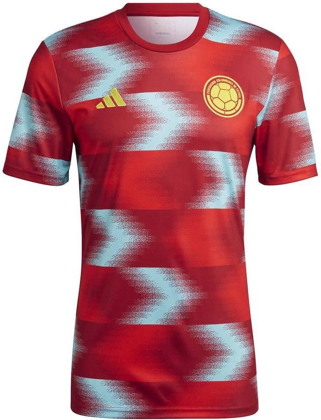 adidas Colombia Pre Match Trainingsshirt 2022 2024 Rood