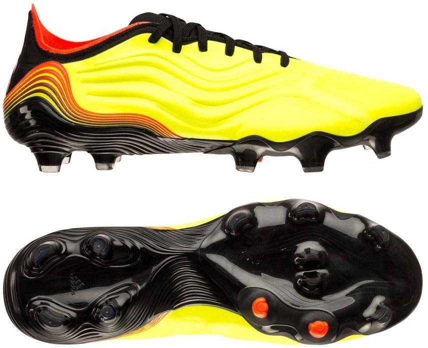 adidas Copa Sense.1 Gras Voetbalschoenen(FG)Geel Zwart Rood