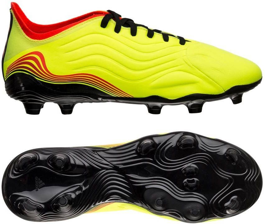Adidas Kids adidas Copa Sense.1 Gras Voetbalschoenen(FG)Kids Geel Zwart Rood