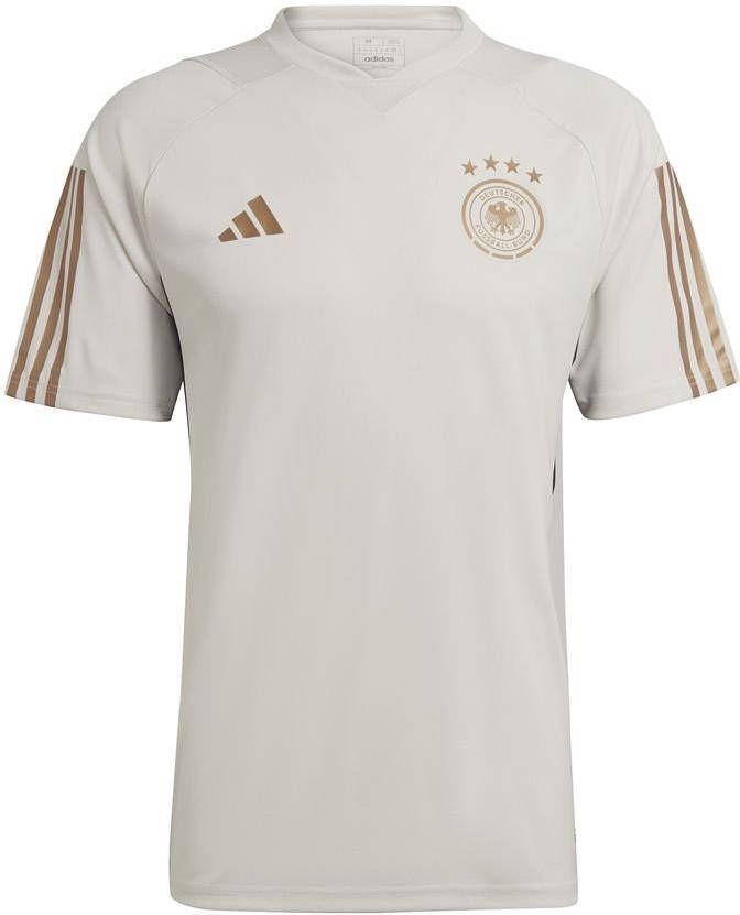 adidas Duitsland Trainingsshirt Tiro 23 2022/23 Aluminium/Goud