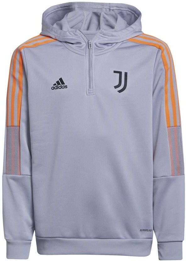Adidas Kids adidas Juventus Track Hoodie 2021 2022 Kids Grijs Oranje
