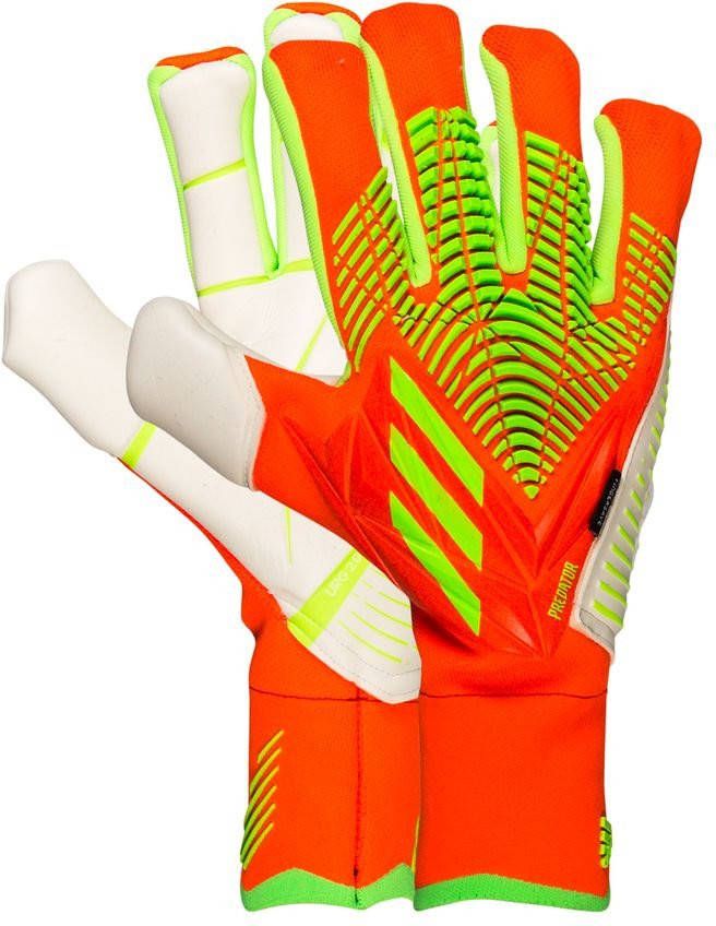 adidas Keepershandschoenen Predator Pro Fingersave Game Data Rood/Groen