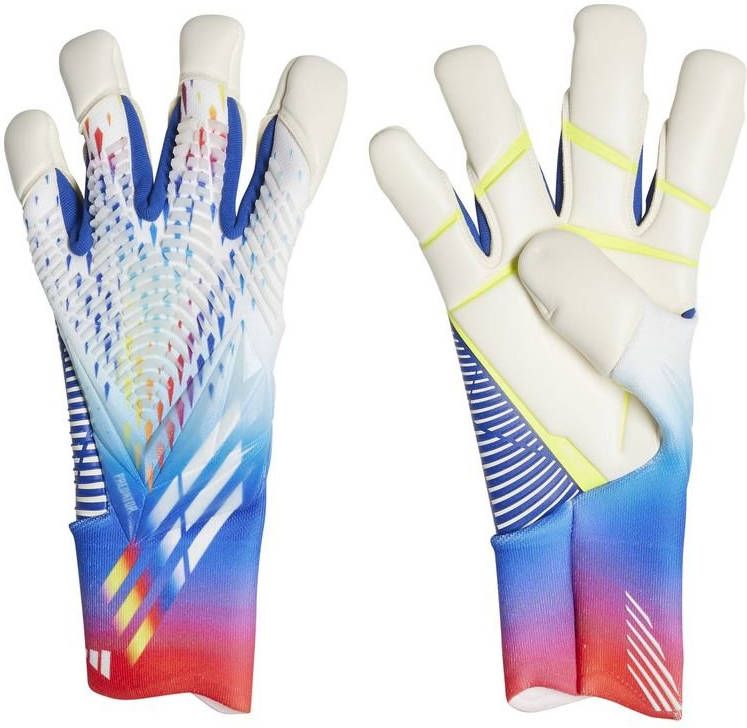 adidas Keepershandschoenen Predator Pro Hybrid Al Rihla Wit/Turquoise