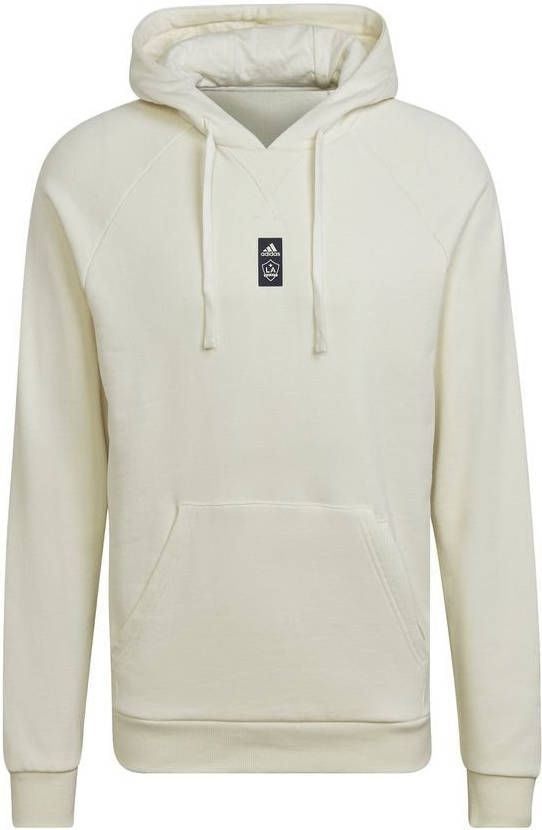 adidas LA Galaxy Travel Hoodie 2022 2023 Beige