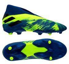Adidas Kids adidas NEMEZIZ 19.3 LL Gras Voetbalschoenen(FG)Kids Groen Zwart Blauw