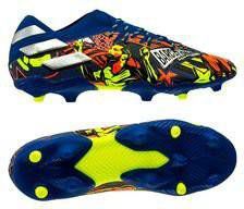 Adidas Kids adidas NEMEZIZ MESSI 19.1 Gras Voetbalschoenen(FG)Kids Blauw Zilver Geel