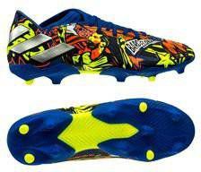 adidas NEMEZIZ Messi 19.3 Gras Voetbalschoenen(FG)Blauw Geel Zilver