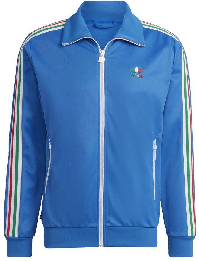 Adidas Originals Trainingsjas Beckenbauer Blauw/Wit/Rood/Groen