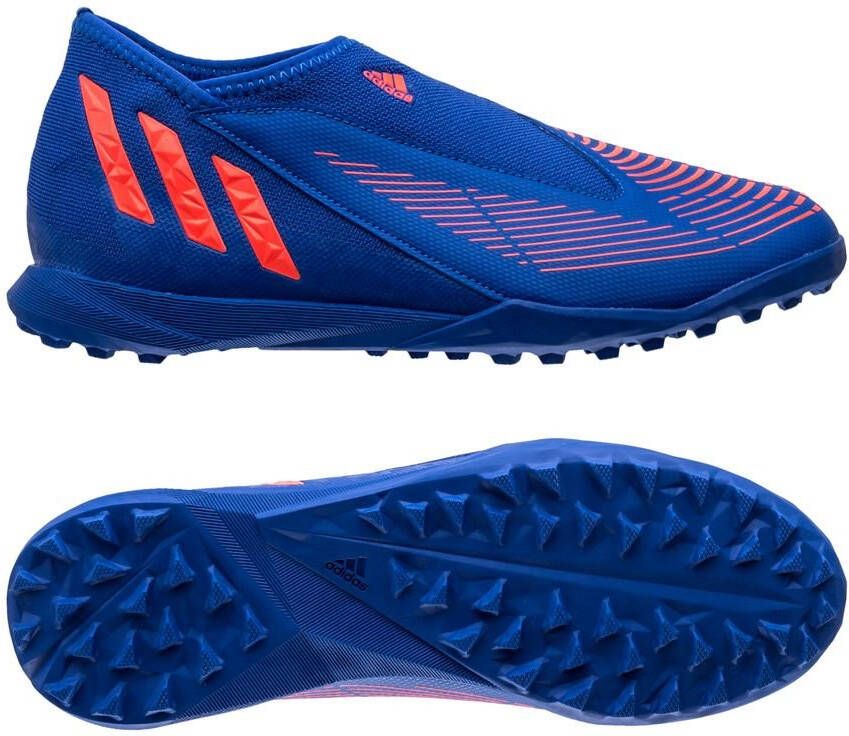 adidas Predator Edge .3 Laceless TF Sapphire Edge Donkerblauw/Turbo Kinderen