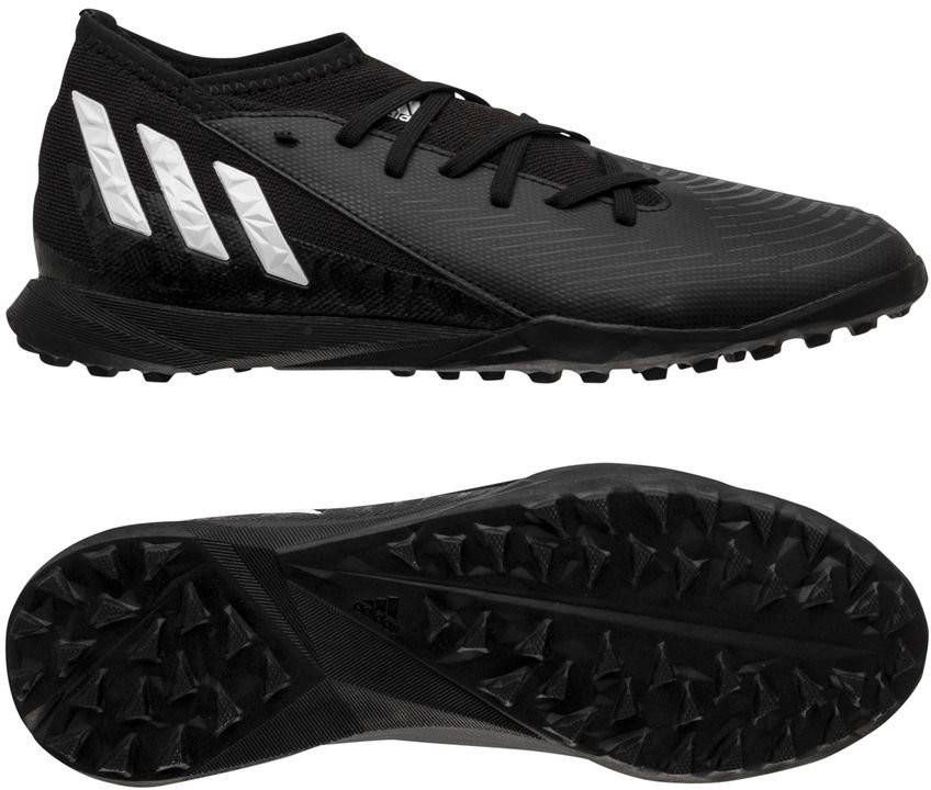 Adidas Predator Edge.3 Turf Voetbalschoenen Core Black/Cloud White/Vivid Red